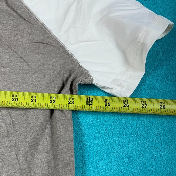 2 Ruff Hewn Short Sleeve Shirts - XXL - Tan TuTone & Grey-White Striped - EUC - Picture 9 of 12